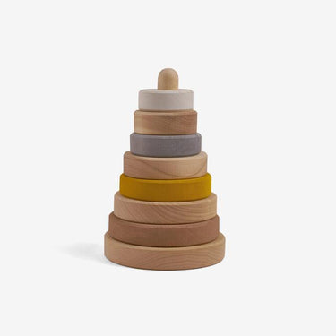 Raduga Grez Wooden Stacking Tower, Sand